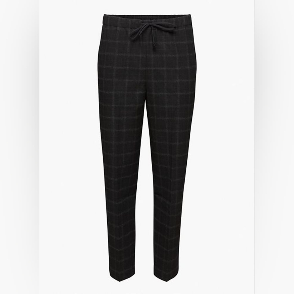 The Group BABATON, JIMMY PANT, Black Grid, Medium.